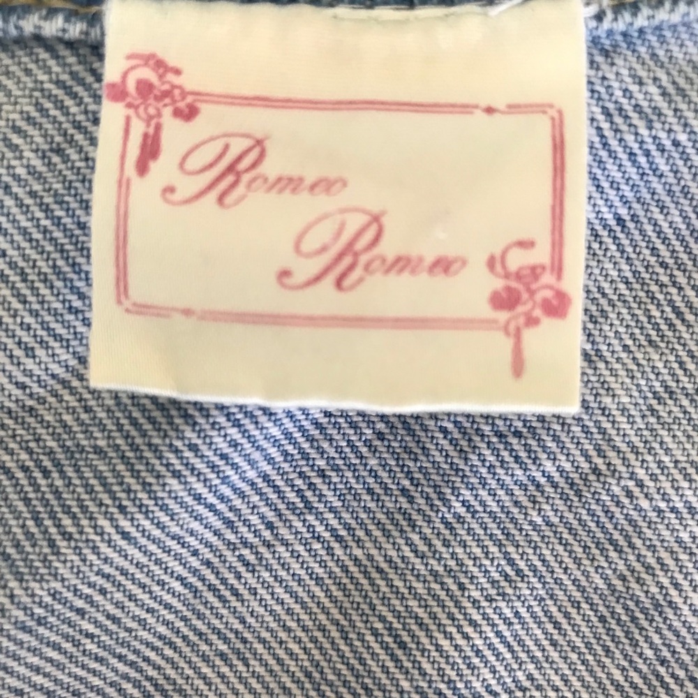 Vintage Romeo Romeo Denim Vest Size Small - Picture 4 of 11